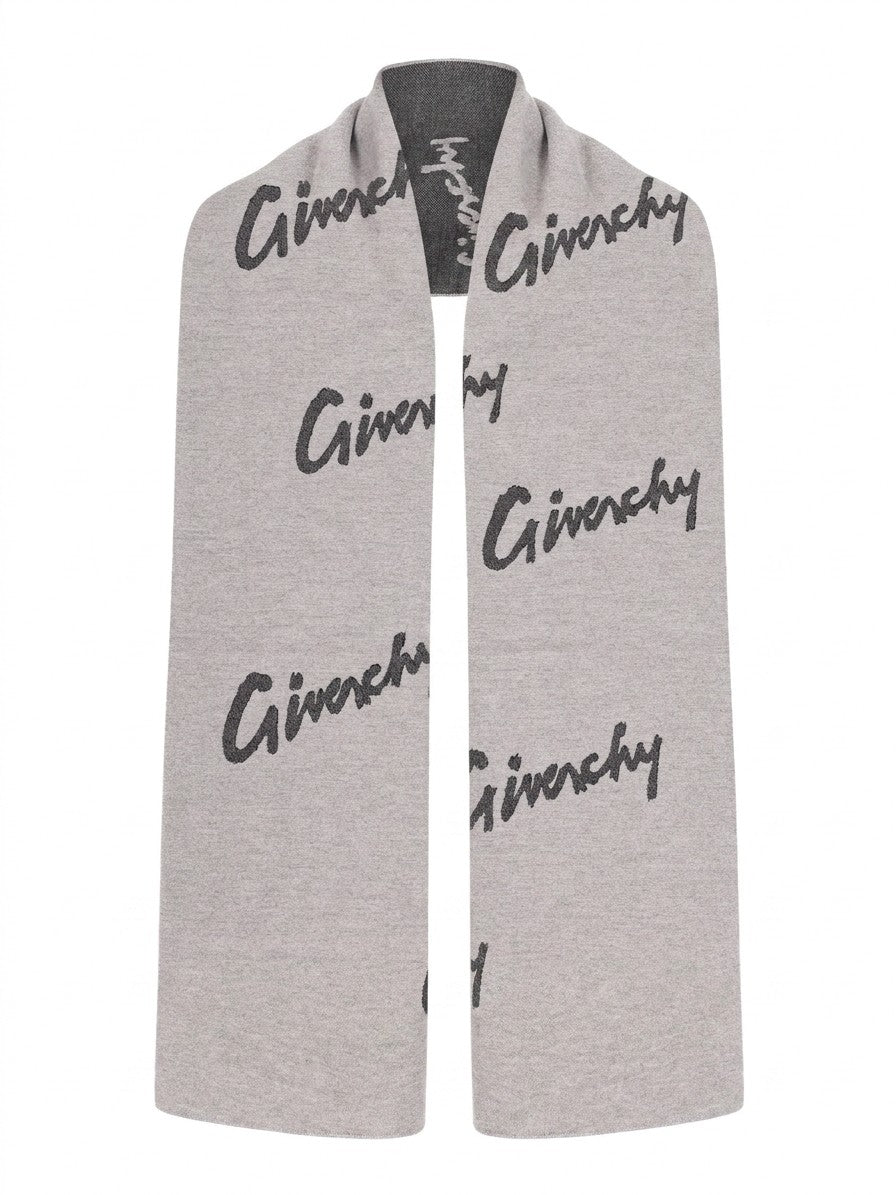 Bicolor Wool Scarf