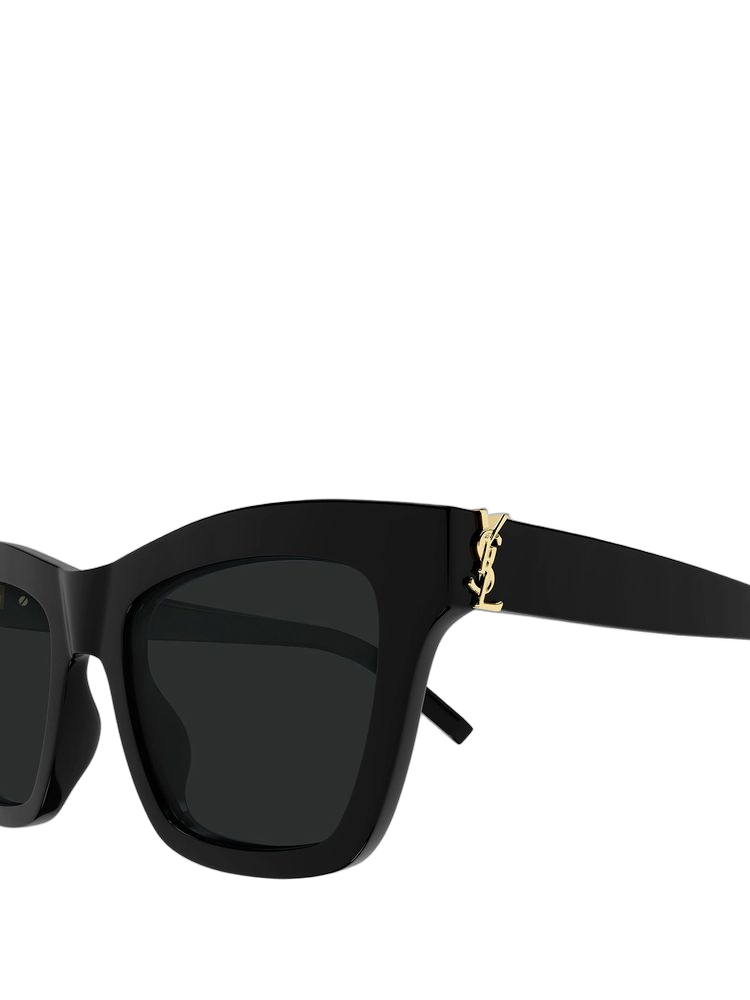 Saint Laurent SL Recycled acetate frame; bio nylon lenses sunglasses in black