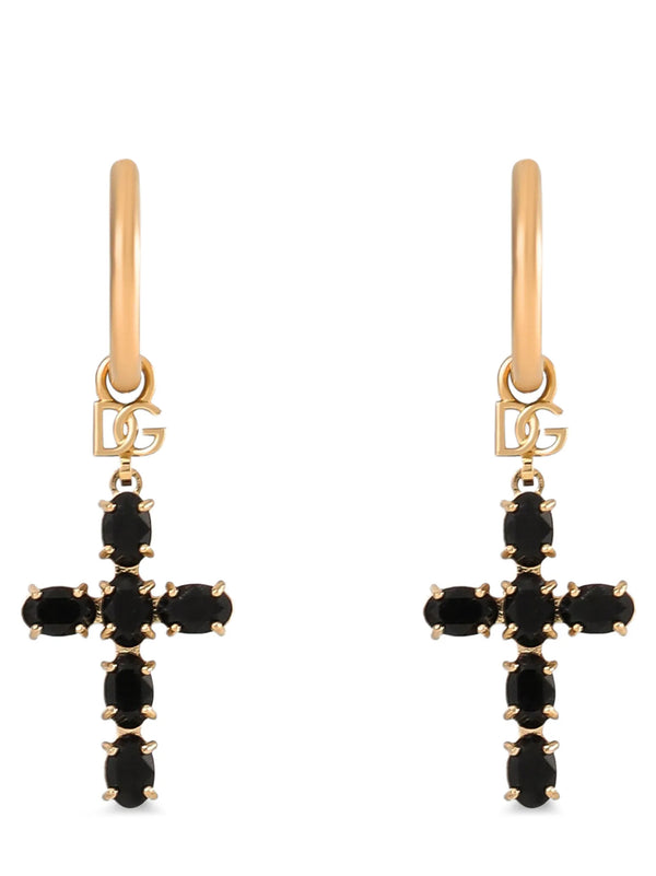 Black Brass Earrings