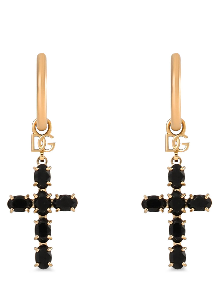 Black Brass Earrings