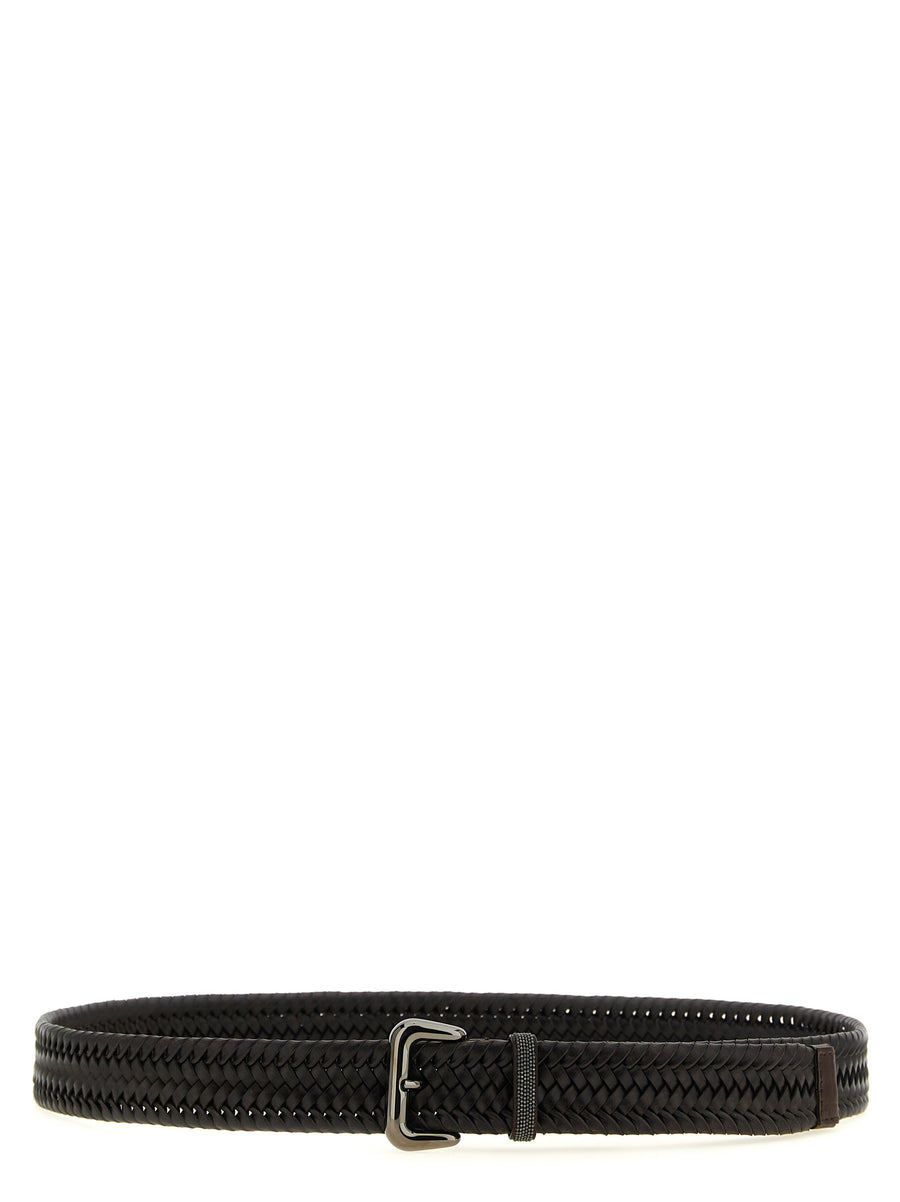 Brown Leather Regular Belt