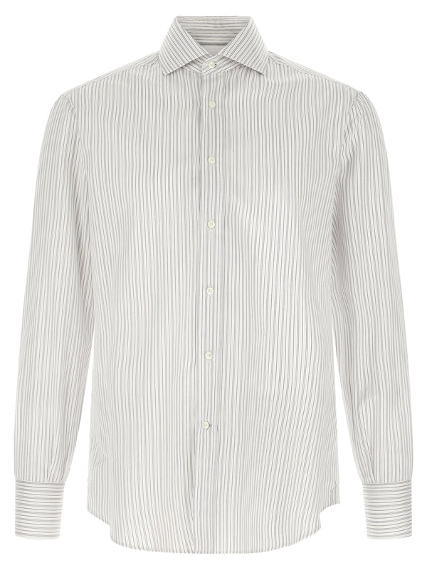 Brunello Cucinelli 100% cotton shirt in blue