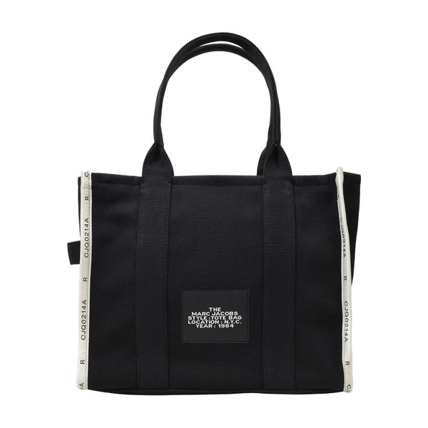 Marc Jacobs Cotton canvas tote bag in black