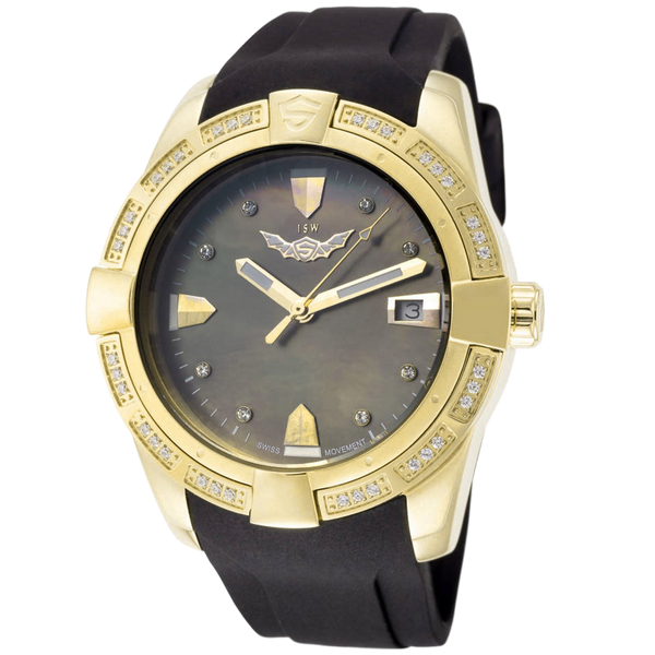 Isw Stainless steel watch in black