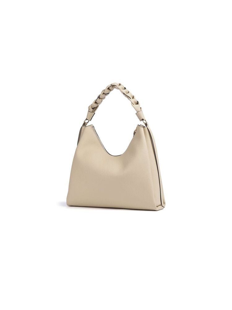 Coccinelle 100% Cowhide shoulder bag in beige