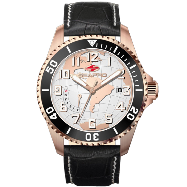 Seapro Stainless steel case watch in rose gold