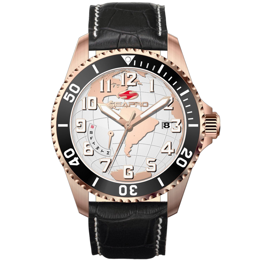 Seapro Stainless steel case watch in rose gold