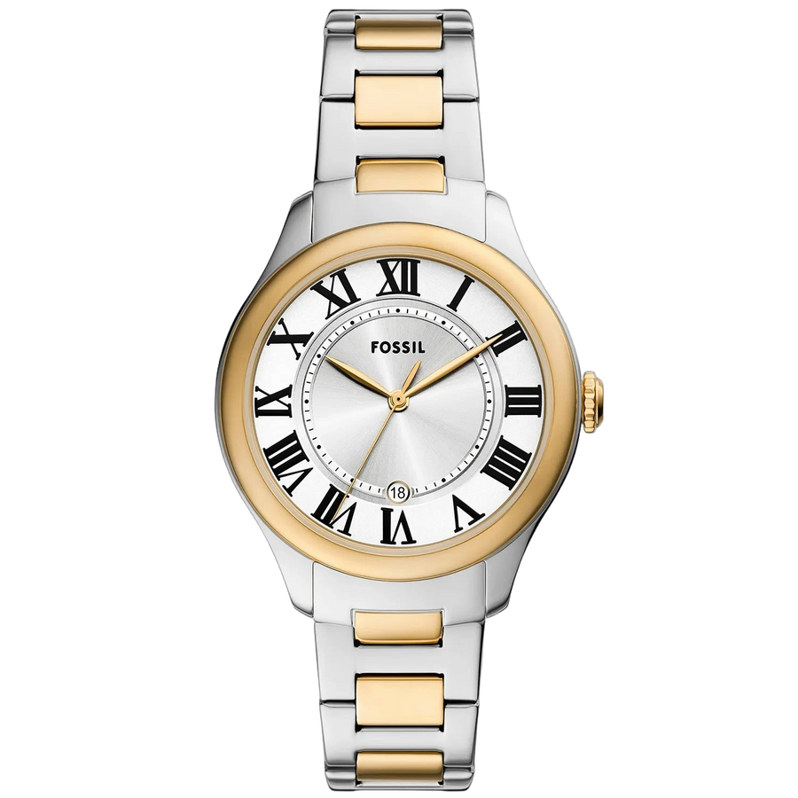 Fossil watch in silver