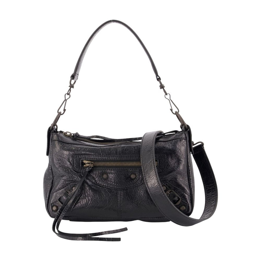 Balenciaga Lambskin shoulder bag in black