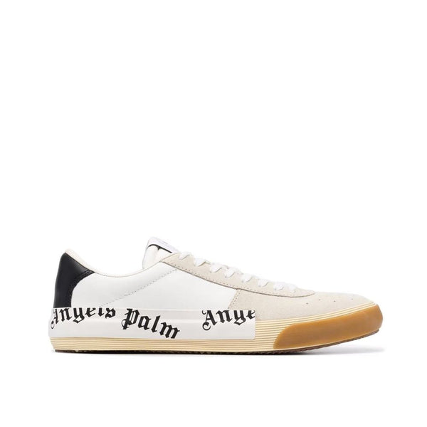Palm Angels 100% calf leather sneaker in beige