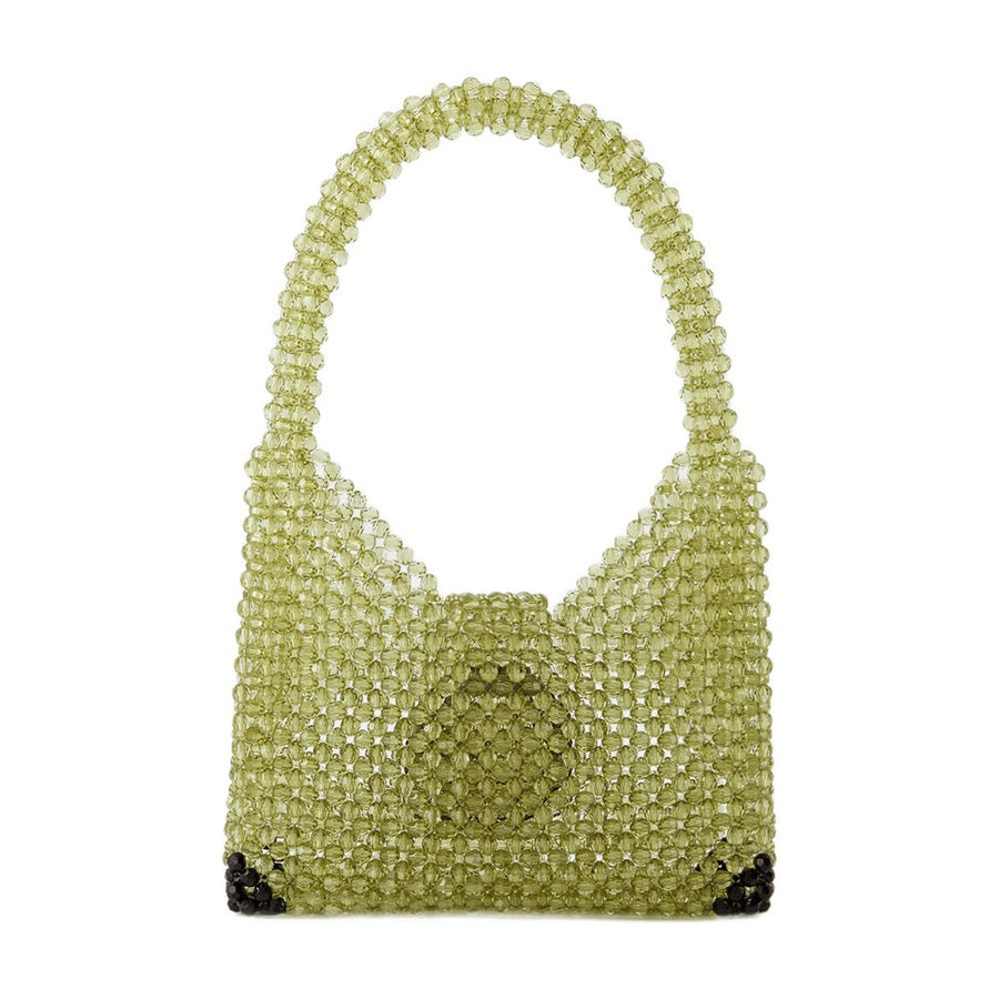 Germanier Beads hobo bag in green