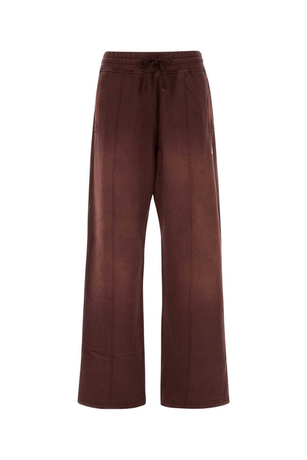 Golden Goose Deluxe Brand 100% Cotton joggers in burgundy