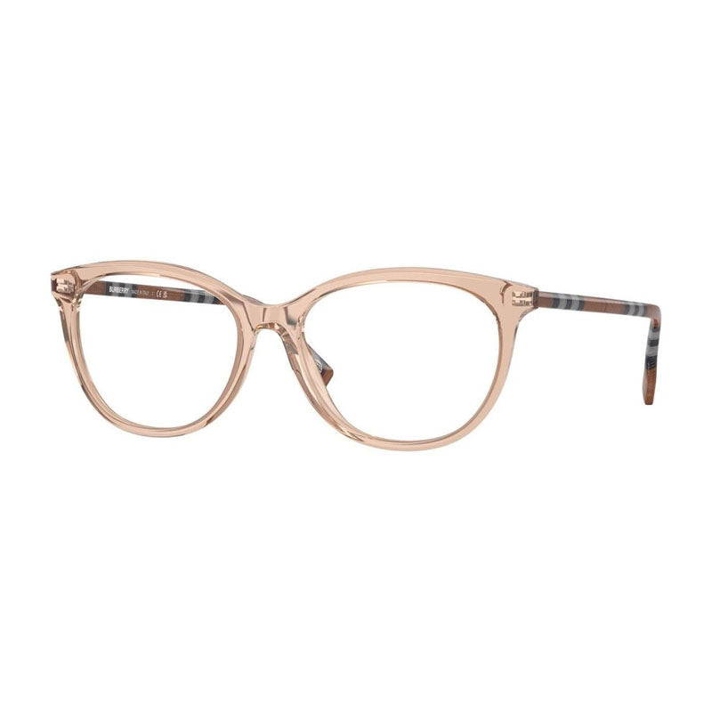 Burberry eyeglasses in peach