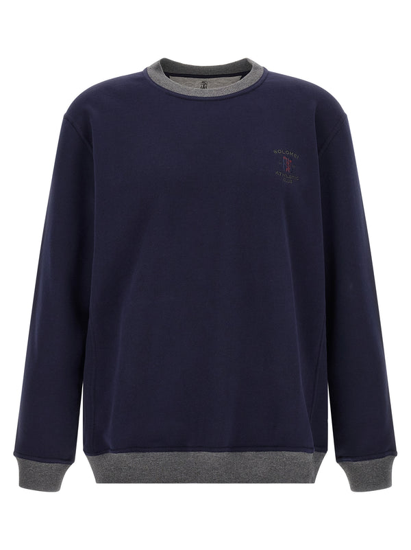 Brunello Cucinelli 100% Cotton sweatshirt in navy