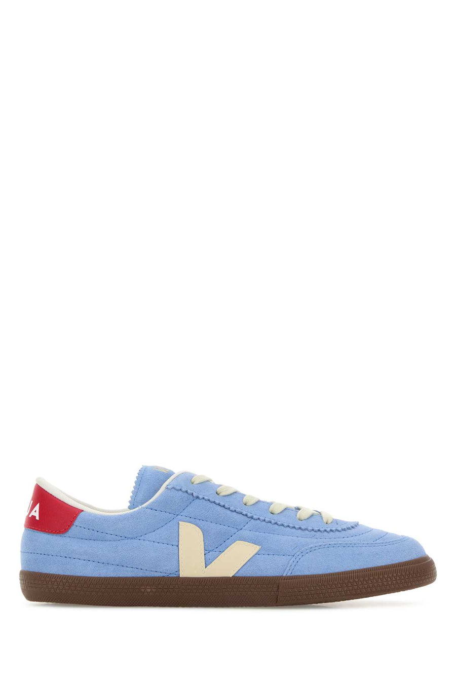 Powder Blue Suede Panenka Sneakers Aquapierrebark