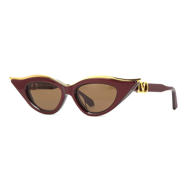 Valentino VLS-114B sunglasses in burgundy