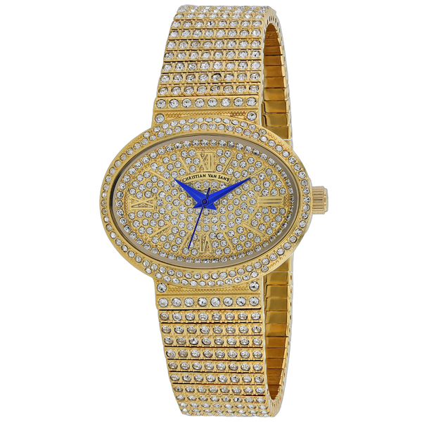 Christian Van Sant Stainless steel case watch in gold