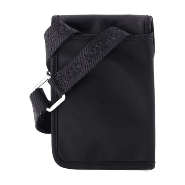 Maison Kitsune Synthetic neck pouch in black