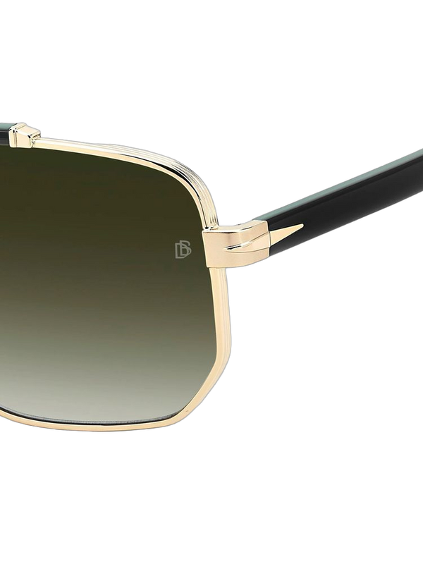 David Beckham DB Metal frame sunglasses in gold