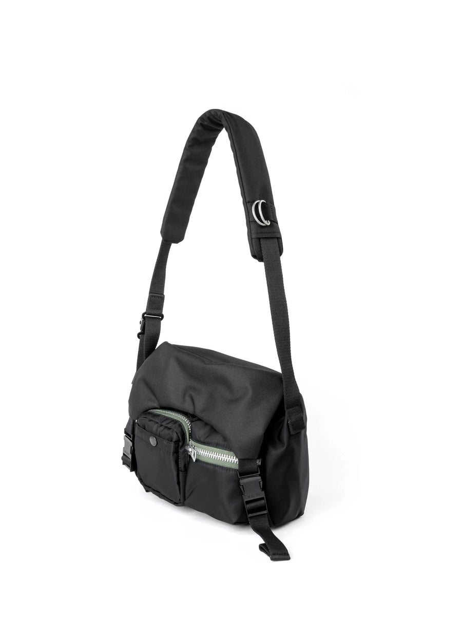 Sacai Utility Nylon Shoulder Bag — Black