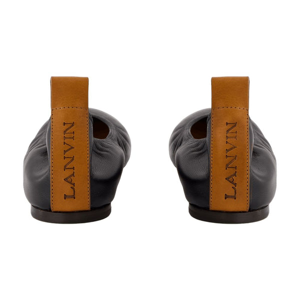 Lanvin lambskin ballerina in black