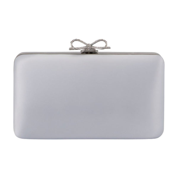 Self-Portrait synthetic clutch in blue
