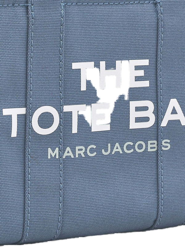 Marc Jacobs 100% Cotton Canvas tote bag in blue