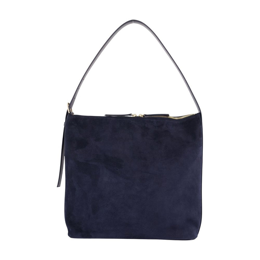 A.P.C. Calfskin shoulder bag in navy