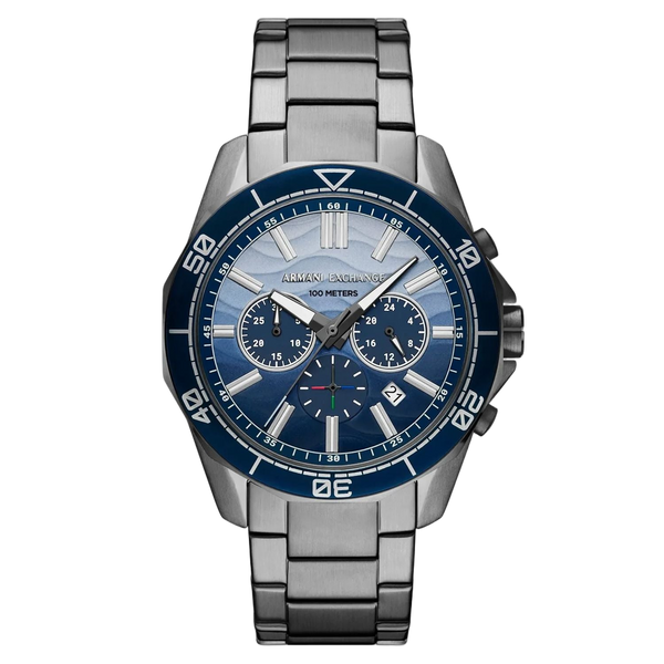 Armani Exchange watch in blue