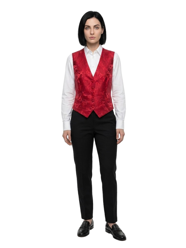Multicolor Elastane Waistcoat Clothing