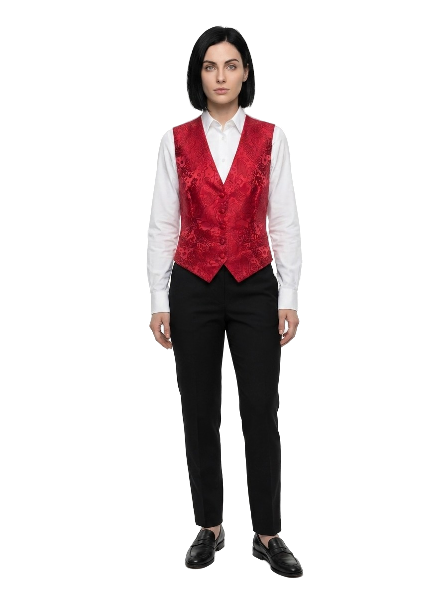 Multicolor Elastane Waistcoat Clothing