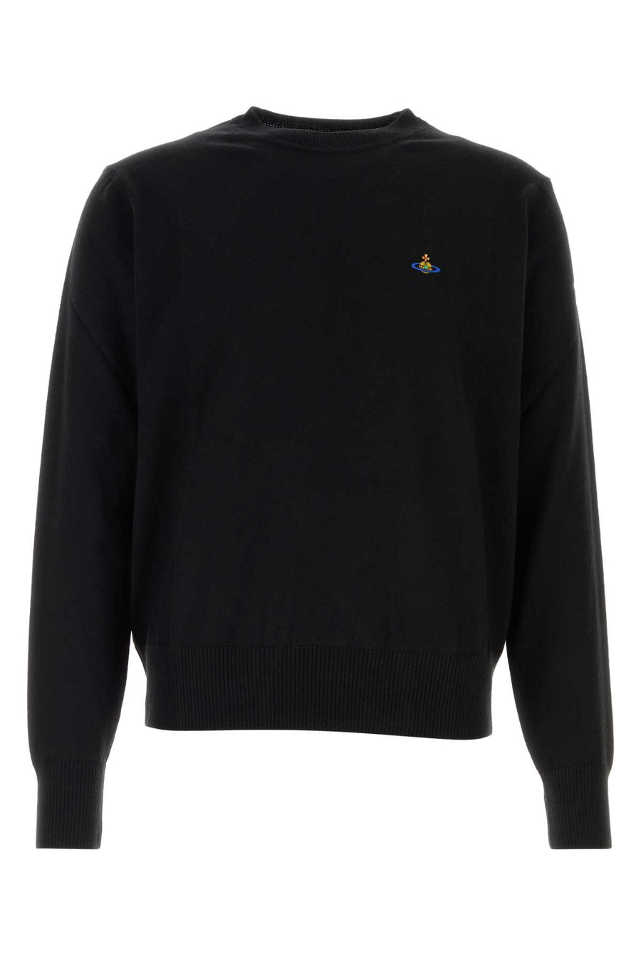 Vivienne Westwood Round 85% Cotton sweater in black