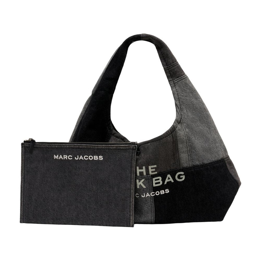 Marc Jacobs cotton shoulder bag in black