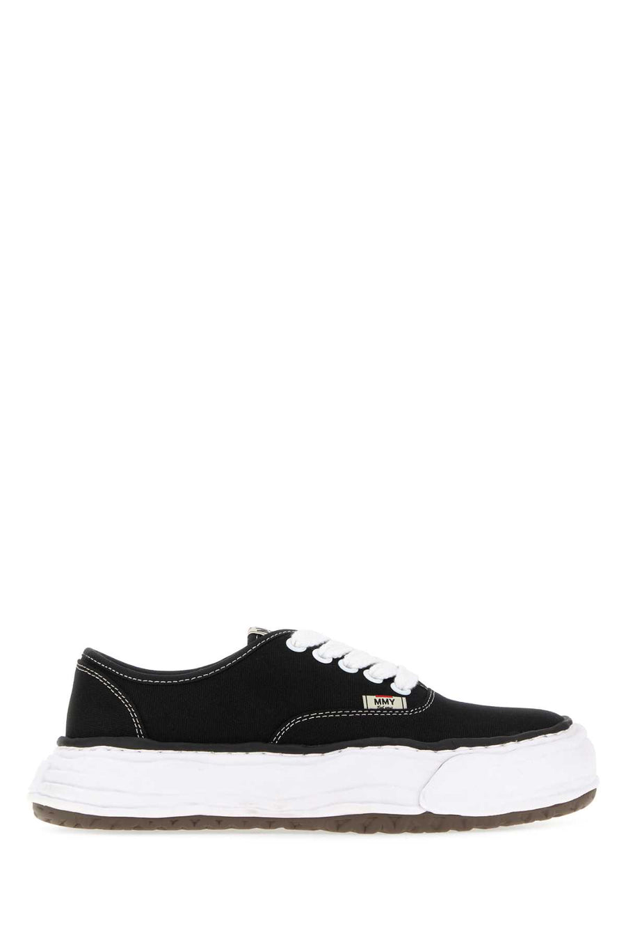 Maison Mihara Yasuhiro Exterior: 100% Cotton; Interior: 100% Fabric; Sole: Rubber sneaker in black
