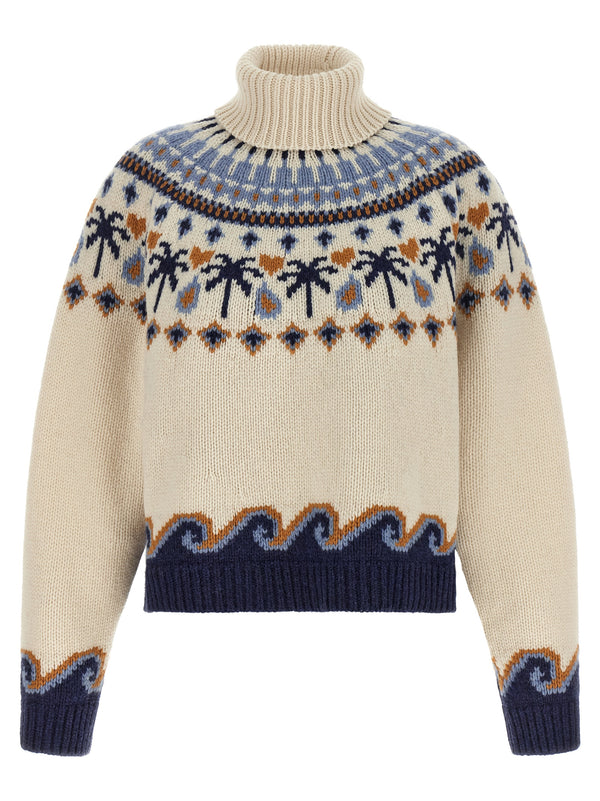 Multicolor Virgin Wool Cardigan Clothing