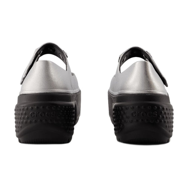 Crocs Synthetic ballerina flat in silver