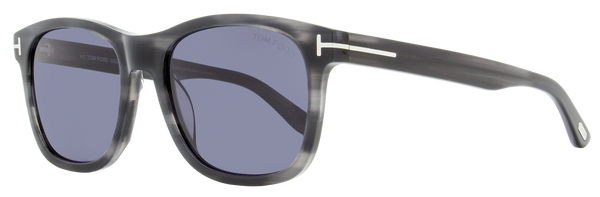 Tom Ford Eric-02 Sunglasses Tf595 20a Gray Horn 55mm Ft0595 Plastic (acetate)