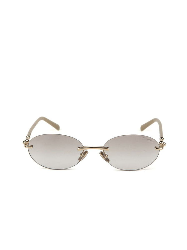 Tiffany TF3104D Metal frame sunglasses in gold