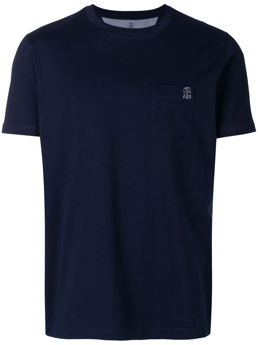 Brunello Cucinelli Cotton t-shirt in navy