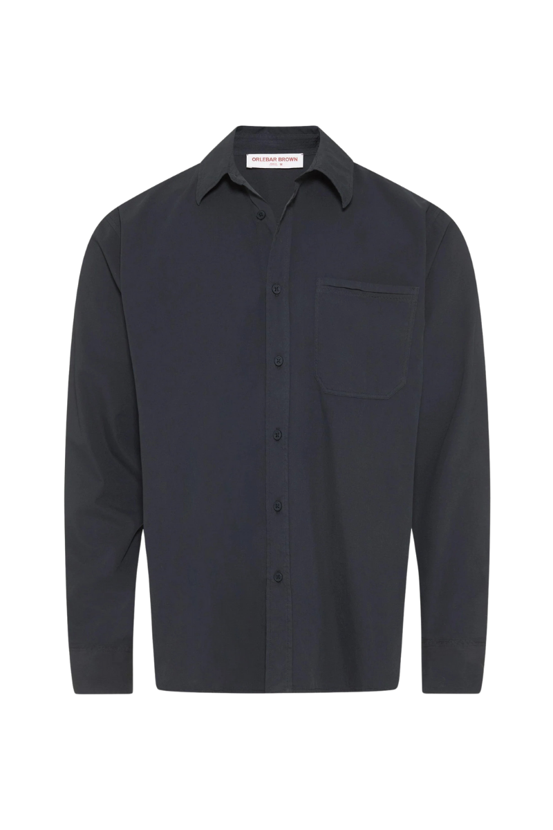 Orlebar Brown 100% Cotton shirt in navy