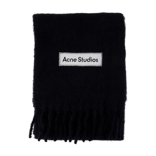 Acne Studios Wool scarf in black
