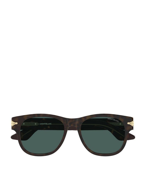 Montblanc MB0478S Recycled Acetate frame sunglasses in brown