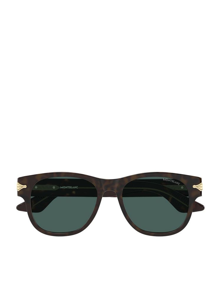 Montblanc MB0478S Recycled Acetate frame sunglasses in brown
