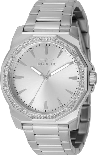 Invicta watch in silver