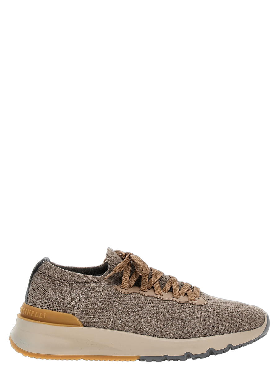 Brunello Cucinelli 100% wool sneaker in gray