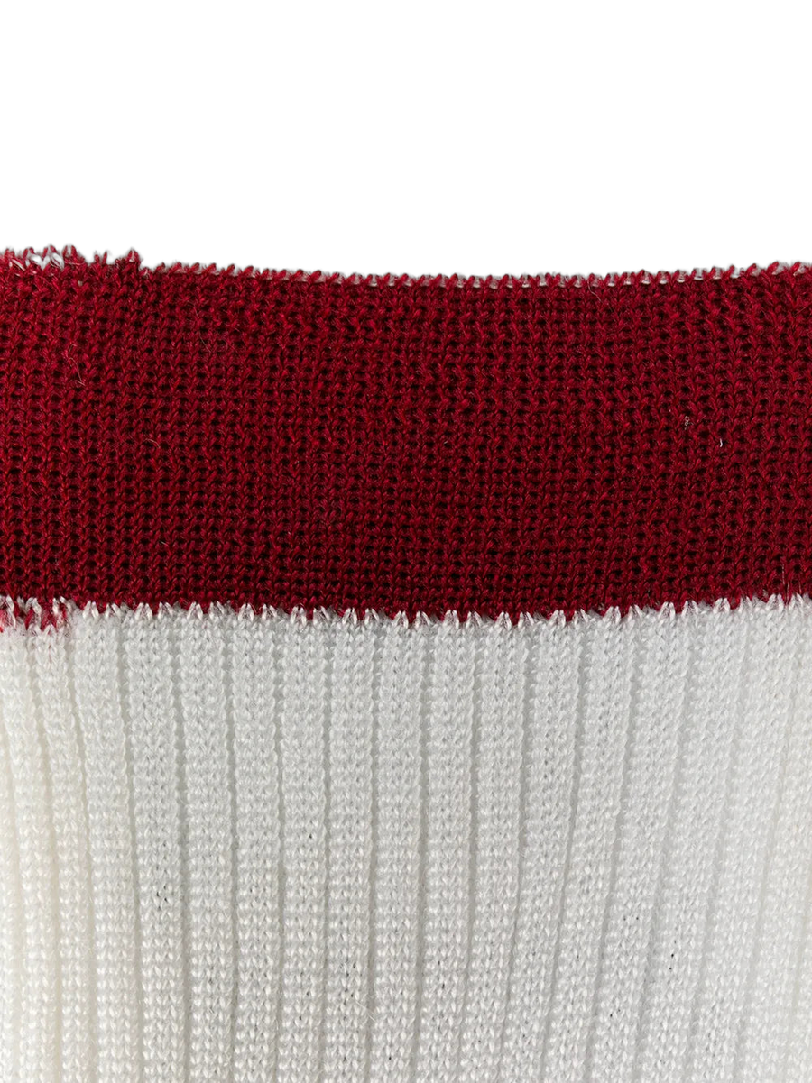 Valentino silk blend socks in white