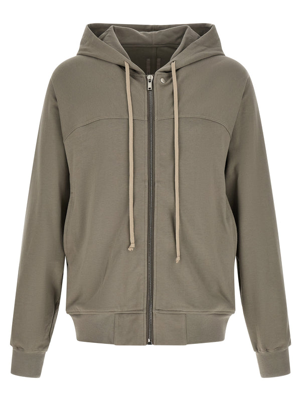 Rick Owens 100% cotton hoodie in gray