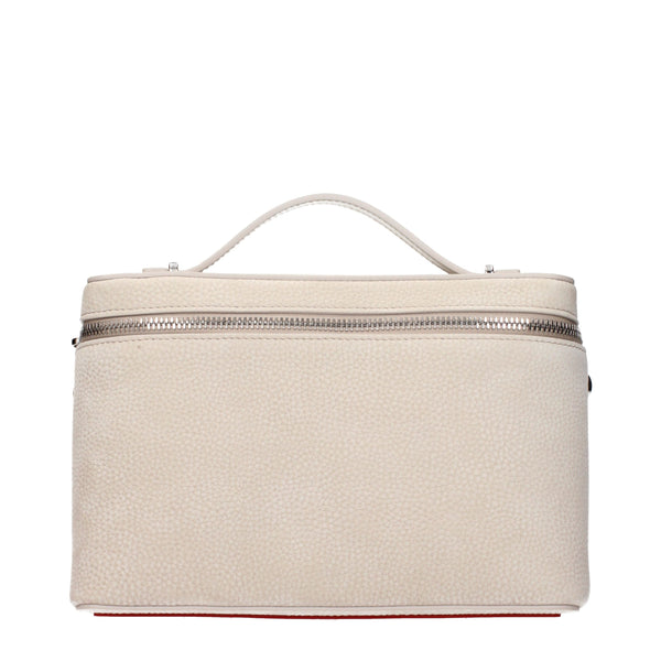 Beige Leather Handbag Bag