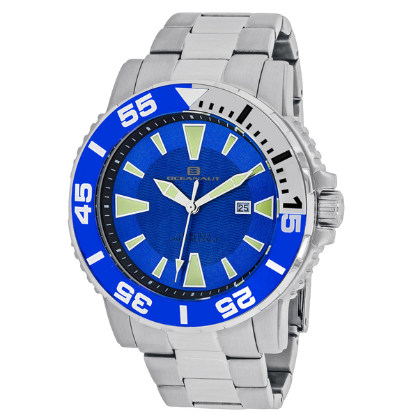 Oceanaut Stainless steel case watch in blue