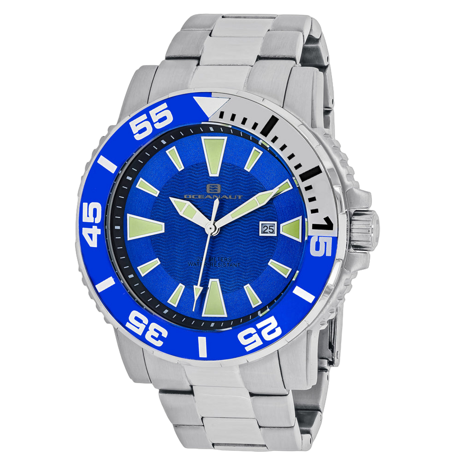 Oceanaut Stainless steel case watch in blue